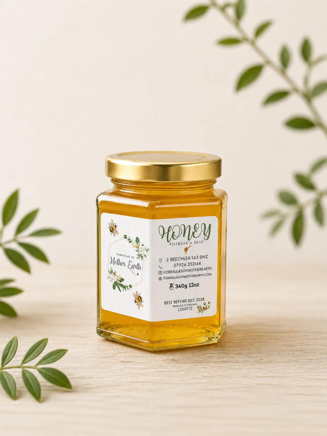 Miód wielokwiatowy 340 g - Formulas of Mother Earth