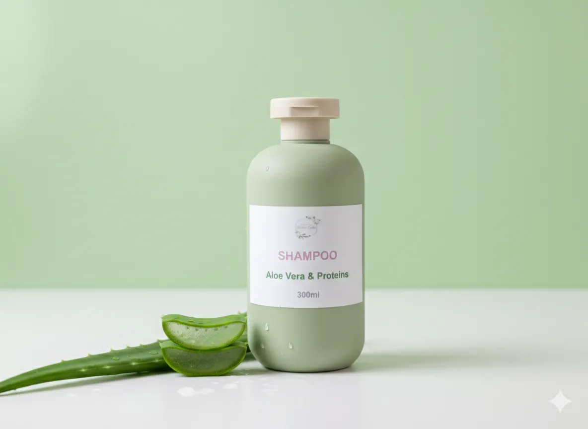 Naturalny szampon z aloesem i białkami roślinnymi, 300 ml - Formulas of Mother Earth